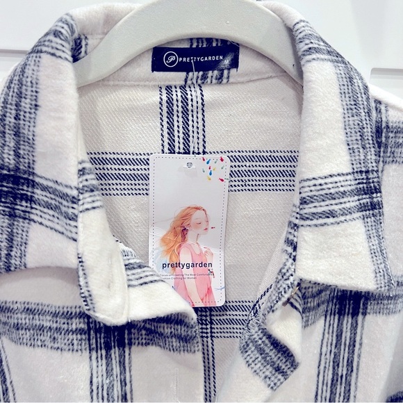 100% cotton print shacket - Picture 2 of 4